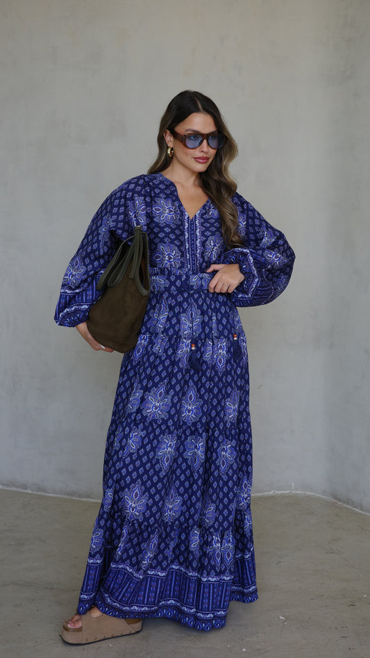 גלביה קומות פונפונים אוקסנה | כחול