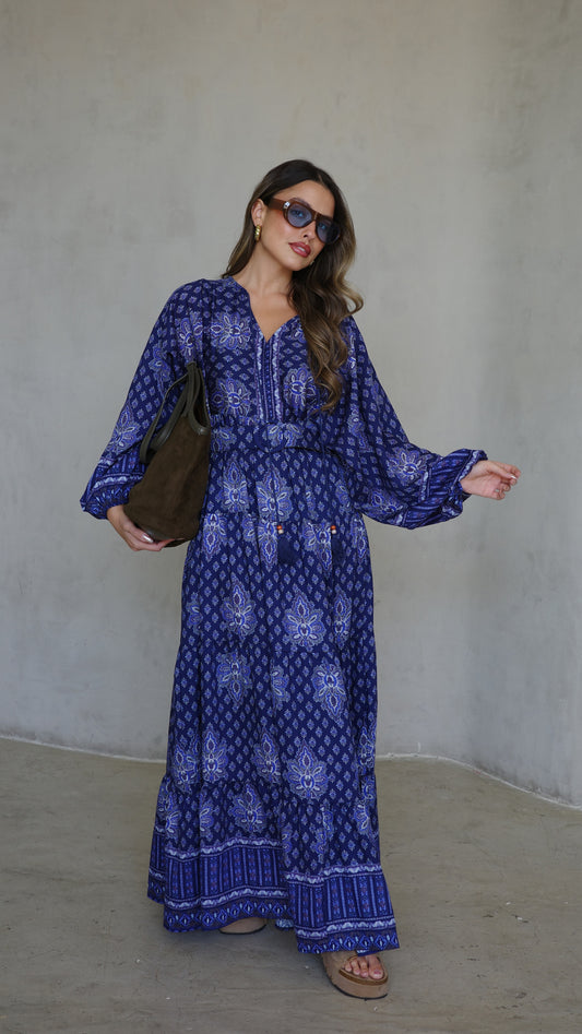 גלביה קומות פונפונים אוקסנה | כחול