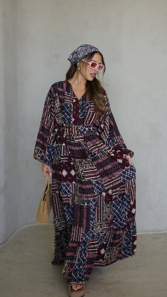 גלביה קומות פונפונים מדיסון | סגול/ורוד