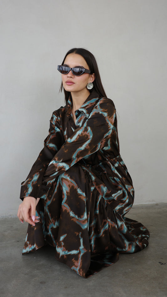 שמלת קלוש מידי מלמלה ביאטריס | חום