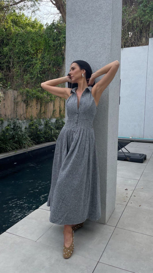 שמלת קלוש אדריאנה | אפור