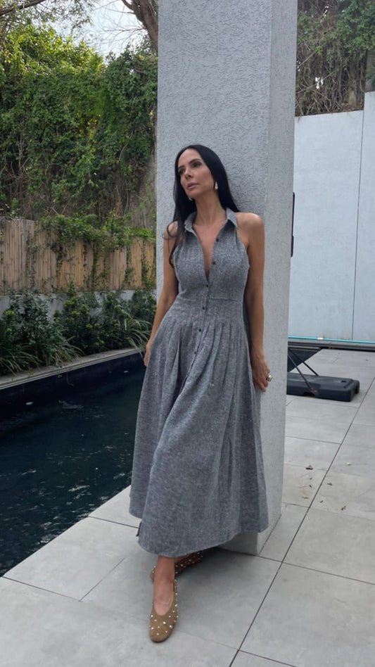 שמלת קלוש אדריאנה | אפור