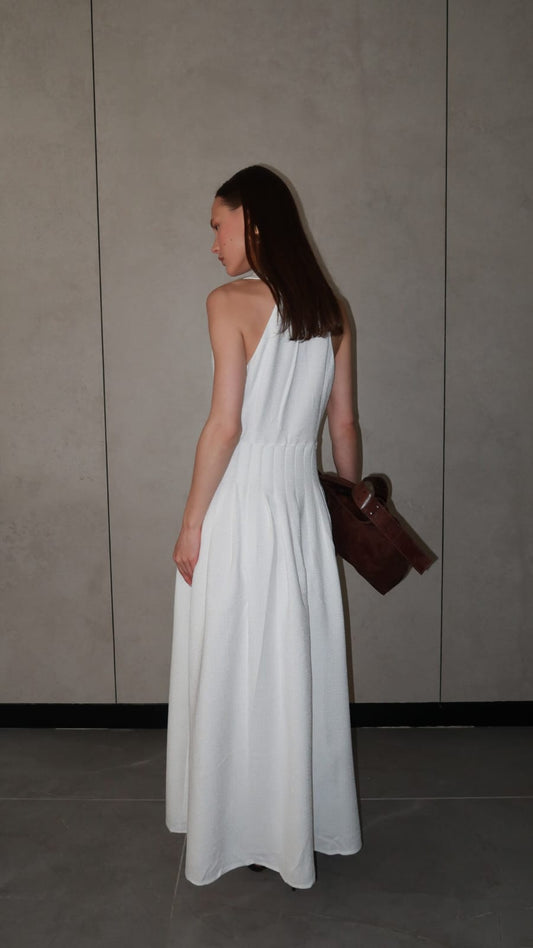 שמלת קלוש אדריאנה | לבן