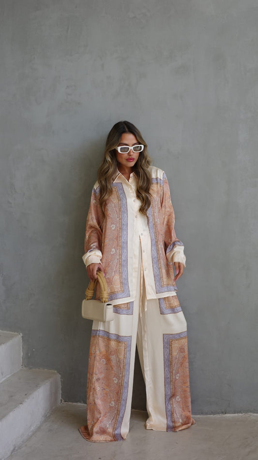 חליפת מכנס סנטה מוניקה | בז