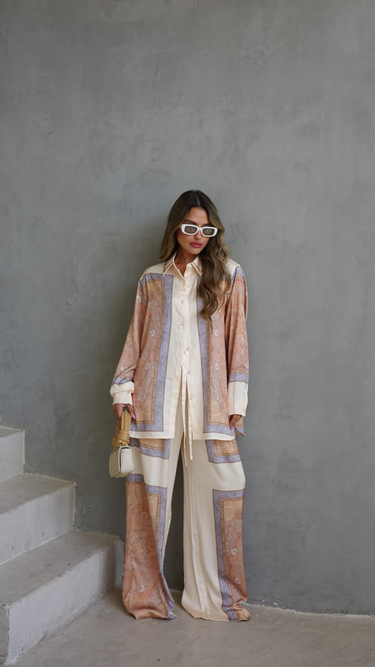 חליפת מכנס סנטה מוניקה | בז