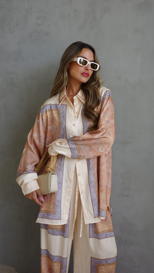 חליפת מכנס סנטה מוניקה | בז