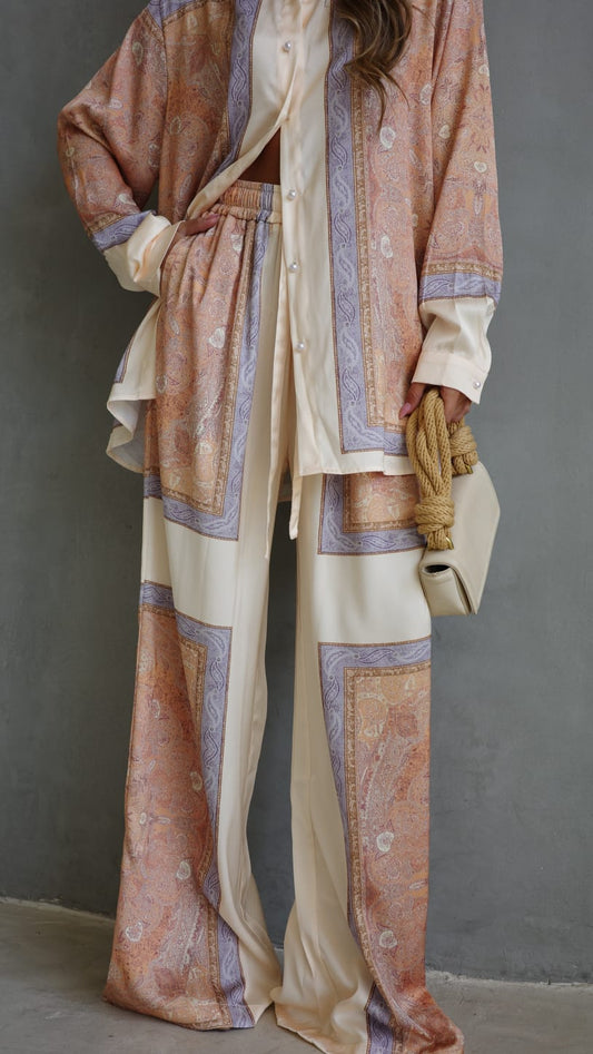 חליפת מכנס סנטה מוניקה | בז