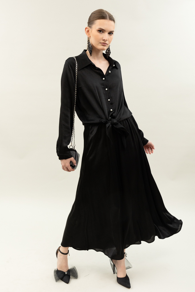 חליפת חצאית קימברלי | שחור
